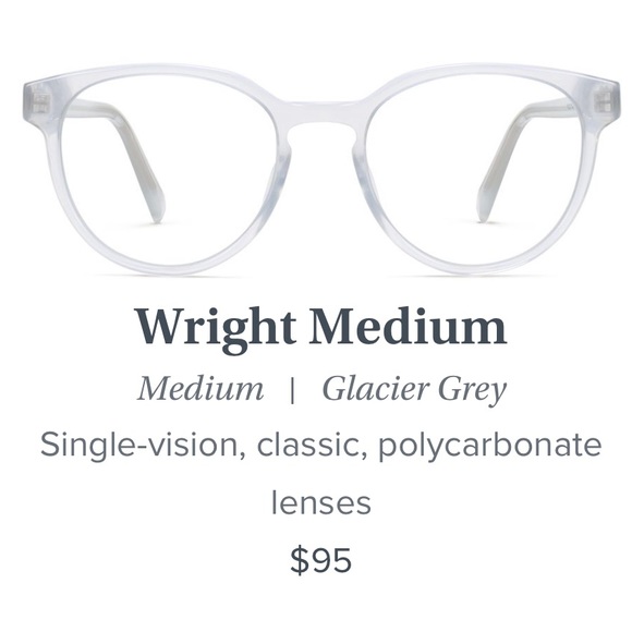 Wright Glacier Gray Medium (standard) width glasses - Picture 1 of 6